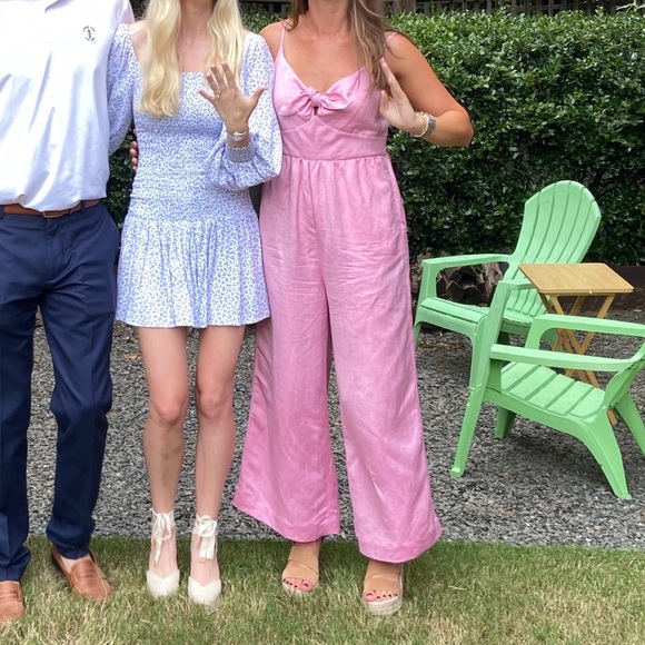 LOFT Pants & Jumpsuits The Loft Linen Blend Jumpsuit Poshmark